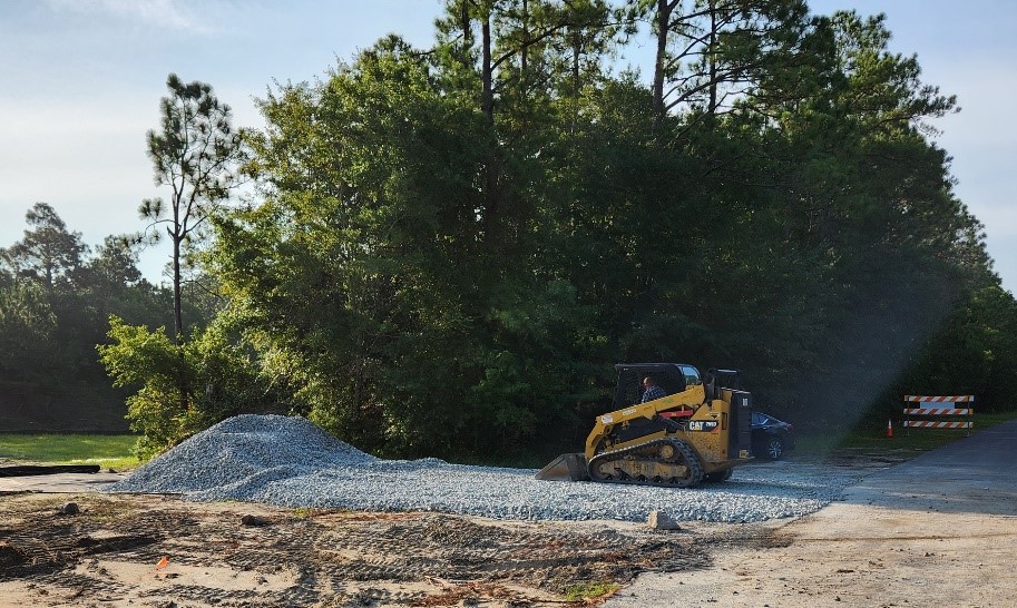 Dam Reconstruction Project Pictures City Of Boiling Spring Lakes Nc